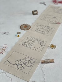 Image 3 of Five Embroidery Templates (Friendship Quilt)