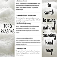 Image 2 of Natural Foaming Hand Soap 9.2oz
