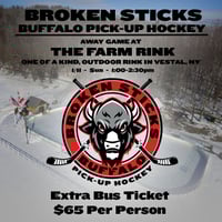 Broken Sticks Hockey - Away Game - Extra Bus Ticket