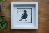 Image 2 of Blackbird Lino Print