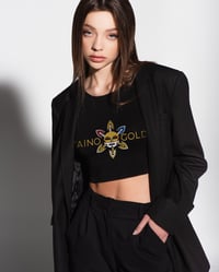 Taino Gold Logo Ladies' Crop Top
