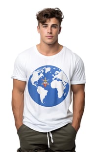 Around the Globe Tee - White