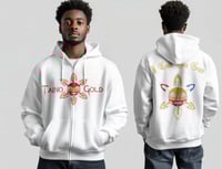 I Call You Sun Zip Hoodie - White