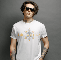 Gold & Gray Taino Gold Tee - White