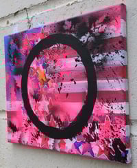 Image 2 of Sean Worrall - Stripes No.33 (whole)- Acrylic, 24x30cm (Sept 2024)