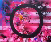 Image 3 of Sean Worrall - Stripes No.33 (whole)- Acrylic, 24x30cm (Sept 2024)