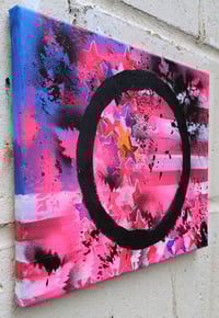 Image 4 of Sean Worrall - Stripes No.33 (whole)- Acrylic, 24x30cm (Sept 2024)