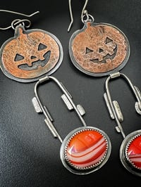Image 3 of Pumpkin Earrings