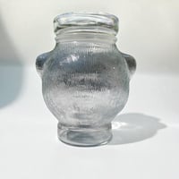 Image 5 of Grand bocal en verre tête d'ours LUMINARC  vintage 1970  bonbonnière  Pot à bonbons