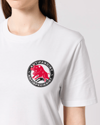 Image 2 of T-SHIRT ANTIFA / BIANCA