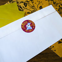 Image 6 of Mailing Stickers Bunny theme: Happy Mail Seals for Penpals