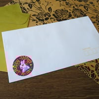 Image 4 of Mailing Stickers Bunny theme: Happy Mail Seals for Penpals