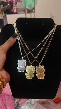 Image 1 of full body hello kitty necklace