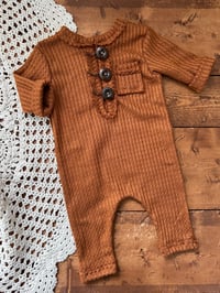 Image 4 of Copper Newborn Romper
