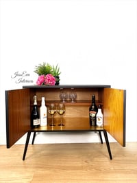 Image 3 of Mid Century Retro Black G Plan Cabinet / Small Drinks Cabinet / Records Cabinet 