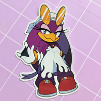 Image 1 of Panty Girl Wave (3.5 in. Sticker)