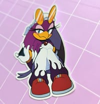 Image 2 of Panty Girl Wave (3.5 in. Sticker)