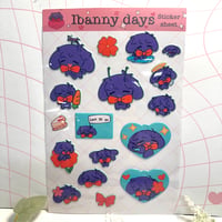 Image 1 of Ibanny Days Puffy sticker sheet