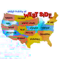 Image 1 of 4 United States Of West Side Cincinnati Stickers