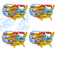 Image 2 of 4 United States Of West Side Cincinnati Stickers