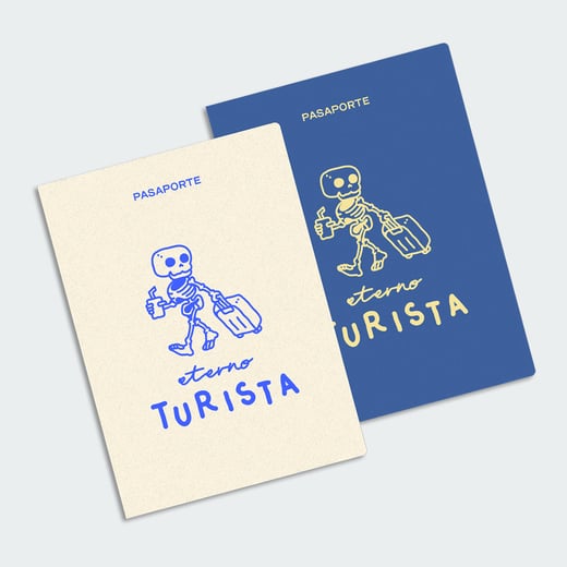 Funda para pasaporte: Eterno Turista (preventa)