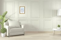 Image 3 of Shakespeare illustrated with a watercolor feather and blue watercolor background quote print, deep l