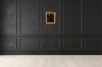 Image 6 of Bastet Art Print: Egyptian Black Cat Goddess, Tropical Night