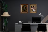 Image 4 of Anubis Art Print: Egyptian God, Tropical Night Sky