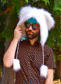 Image of White Fluffy Hat