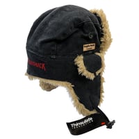 Image 3 of i156 - Aviator Hat - Black