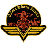 Vulcan Riders Ireland 3rd National Rally 2018 Patch