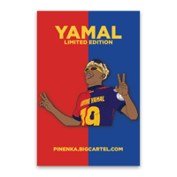 Lamine Yamal Yellow Sunglasses /10 Pin Badge 
