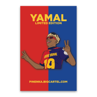 Lamine Yamal Red Sunglasses /5 Pin Badge 