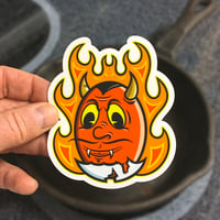 Image 2 of Deviled Egg Vinyl Sticker