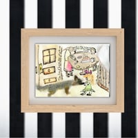 Image 1 of Doodle print - and in the noise and clatter of my kitchen I possess God as in great tranquility quot