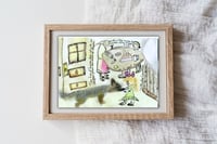 Image 2 of Doodle print - and in the noise and clatter of my kitchen I possess God as in great tranquility quot