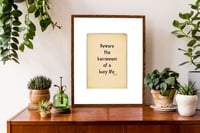 Image 4 of Socrates Quote Print: Inspirational Aged Paper Art