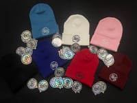 HomeGrown co Embroided Cuffed Beanie