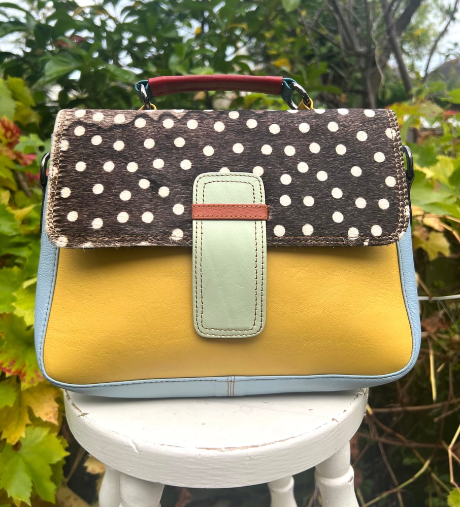 Image of Harlequin Collection - Zerowaste Recycled Leather/Fur #34C