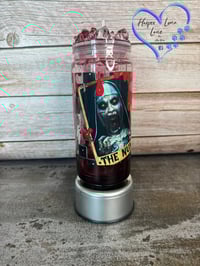 Image 1 of The Nun, Exorcist, and the Clown Blood Drip Tumbler