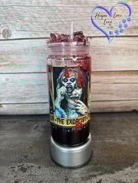 Image 2 of The Nun, Exorcist, and the Clown Blood Drip Tumbler