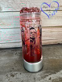 Image 8 of Feeling a Little Stabby Blood Drip Tumbler