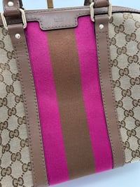 Image 3 of Gucci GG Canvas Medium Pink/Brown Joy Boston Bag