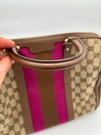 Image 7 of Gucci GG Canvas Medium Pink/Brown Joy Boston Bag