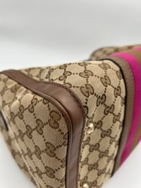 Image 19 of Gucci GG Canvas Medium Pink/Brown Joy Boston Bag