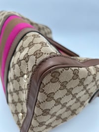 Image 20 of Gucci GG Canvas Medium Pink/Brown Joy Boston Bag