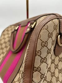 Image 5 of Gucci GG Canvas Medium Pink/Brown Joy Boston Bag
