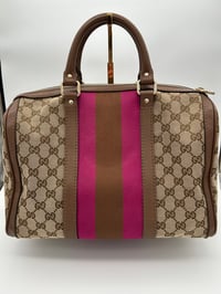 Image 8 of Gucci GG Canvas Medium Pink/Brown Joy Boston Bag