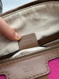 Image 25 of Gucci GG Canvas Medium Pink/Brown Joy Boston Bag