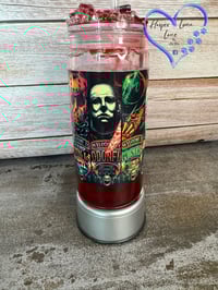 Image 1 of Michael, Jason, Freddy and It  Blood Drip Tumbler